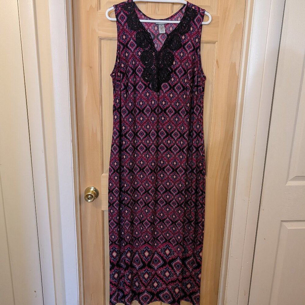 Plus size Purple Maxi Dress